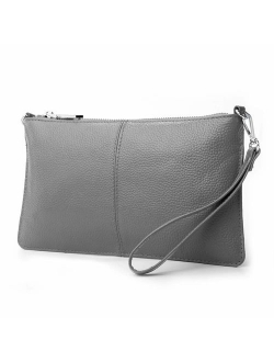 Lecxci Leather Crossbody Purses Clutch Phone Wallets with Card Slots for Women