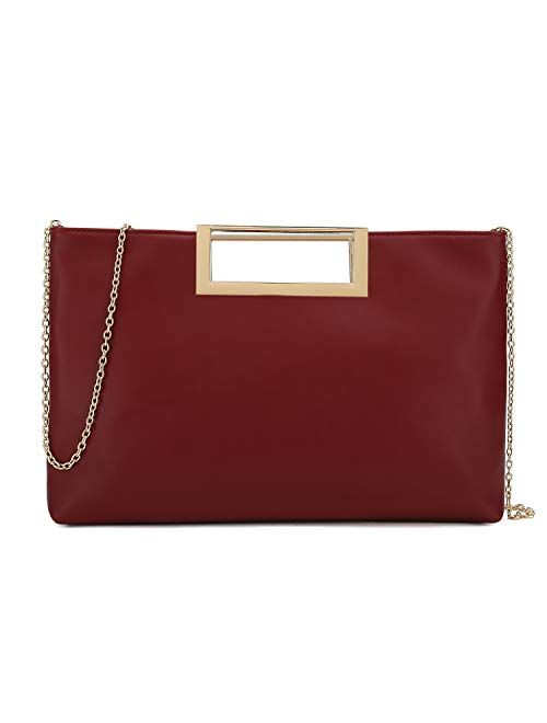 Charming Tailor Fashion PU Leather Handbag Stylish Women Convertible Clutch Purse