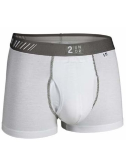 2UNDR Mens Swing Shift 3" Trunk Boxers Underwear For Ball Support