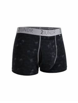 2UNDR Mens Swing Shift 3" Trunk Boxers Underwear For Ball Support