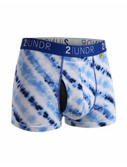 2UNDR Mens Swing Shift 3" Trunk Boxers Underwear For Ball Support