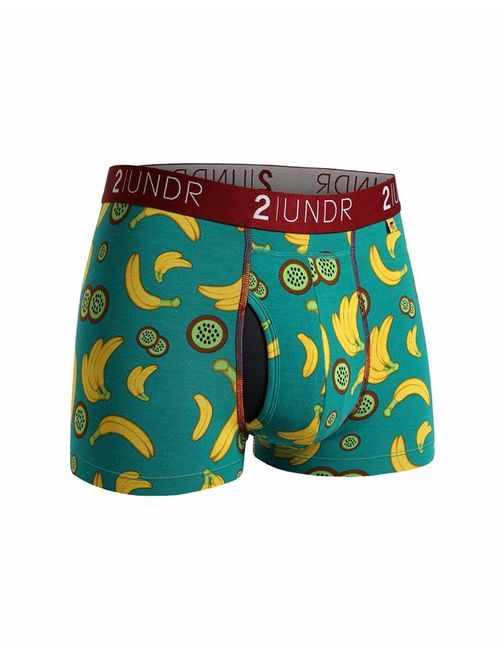 2UNDR Mens Swing Shift 3" Trunk Boxers Underwear For Ball Support