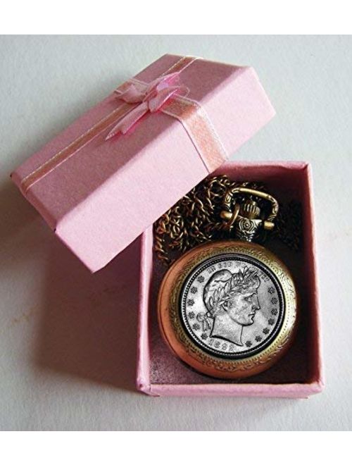 Barber Quarter Pocket Watch