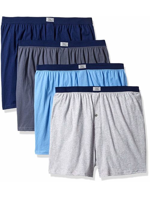 Fruit of the Loom Men's Soft Stretch-Knit Boxer Multipack