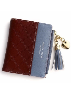 Wallet for Women Small Compact Wallet Bifold, RFID Wallet Credit Card Holder Mini Bifold Pocket Wallet