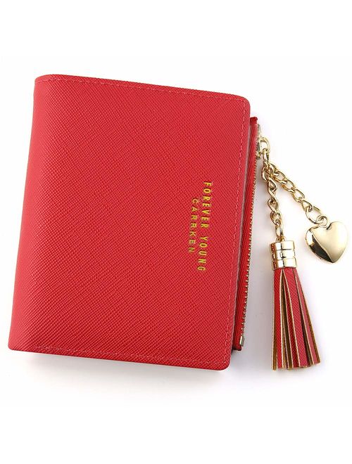 Wallet for Women Small Compact Wallet Bifold, RFID Wallet Credit Card Holder Mini Bifold Pocket Wallet