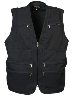 Men's 9 Pockets Work Utility Vest Military Photo Safari Travel Vest Workwear Jacket
