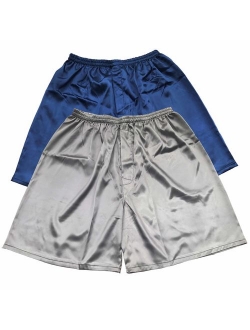 Tony & Candice Men's Satin Boxers Shorts Combo Pack Underwear