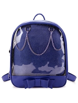 SteamedBun Ita Bag Candy Backpack Bowknot Kawaii Window Bag