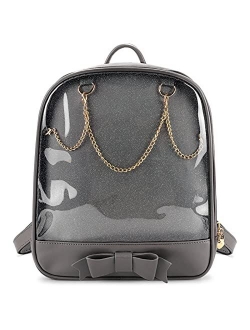 SteamedBun Ita Bag Candy Backpack Bowknot Kawaii Window Bag