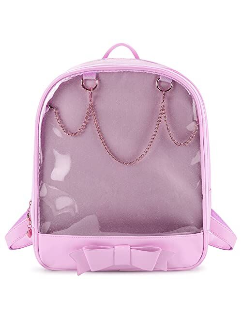 SteamedBun Ita Bag Candy Backpack Bowknot Kawaii Window Bag