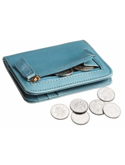 Gostwo Womens Rfid Blocking Small Compact Bifold Luxury Genuine Leather Pocket Wallet Ladies Mini Purse with ID Window