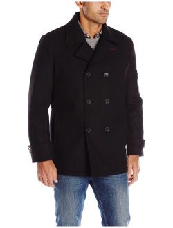Men's Double Breasted Wool Peacoat