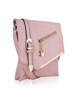 by Mia K. Jasmine Crossbody Shoulder Bag