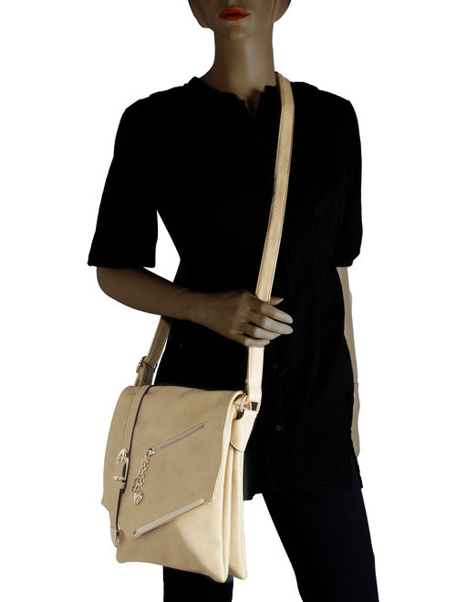 MKF Collection by Mia K. Jasmine Crossbody Shoulder Bag