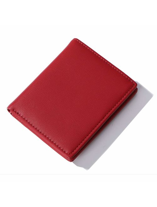 AnnabelZ Women Wallets Small Bifold Leather Pocket Wallet Ladies Mini Short Purse