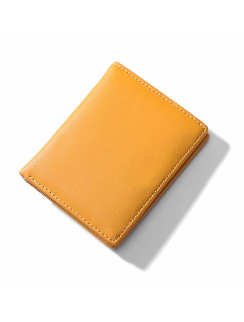 AnnabelZ Women Wallets Small Bifold Leather Pocket Wallet Ladies Mini Short Purse