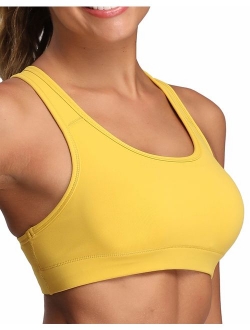 Oalka Women's Racerback Sports Fitness Support Workout Running Bras