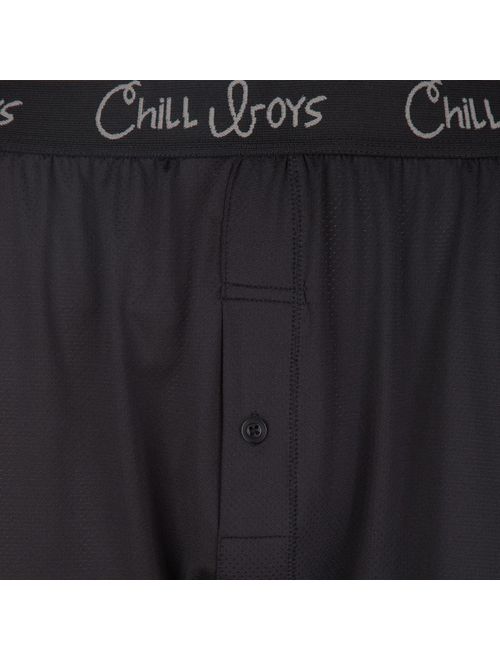 Chill Boys Performance Boxers for Men - Cool Comfortable, Breathable Men's Underwear. Soft Quick-Dry Boxer Shorts