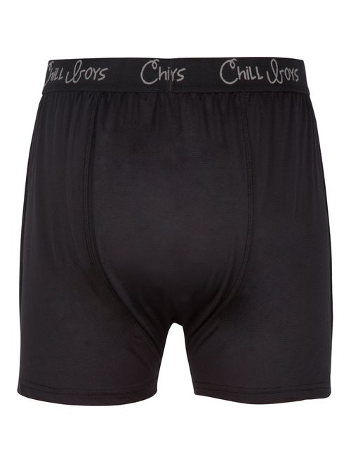 Chill Boys Performance Boxers for Men - Cool Comfortable, Breathable Men's Underwear. Soft Quick-Dry Boxer Shorts