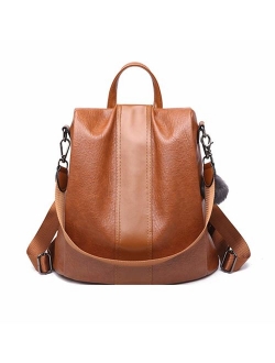 Aiseyi Women Backpack Purse PU Leather Anti-theft Casual Daypack Ladies Rucksack Shoulder Bags