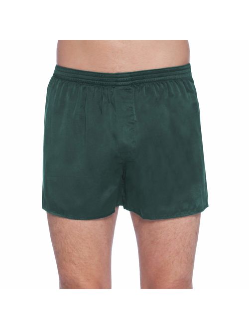 INTIMO Men's Classic Silk Boxers