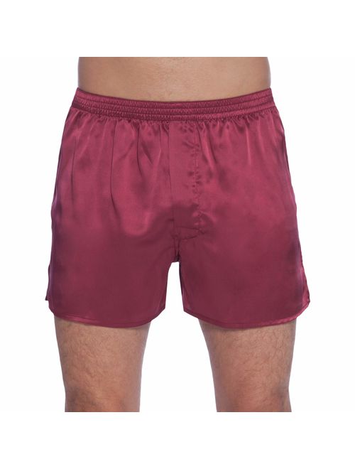 INTIMO Men's Classic Silk Boxers