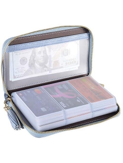 Yuhan Pretty Womens Credit Card Holder Wallet RFID Leather Small ID Card Case