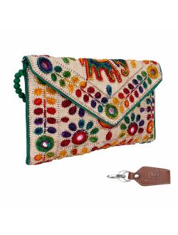 Rajasthani jaipuriart Sling Bag Foldover Clutch Purse