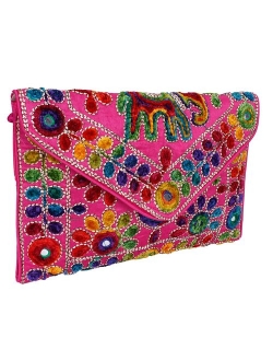 Rajasthani jaipuriart Sling Bag Foldover Clutch Purse