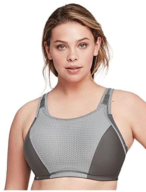 Glamorise Women's Full Figure Elite Performance Adjustable Wonderwire Sports Bra #9167