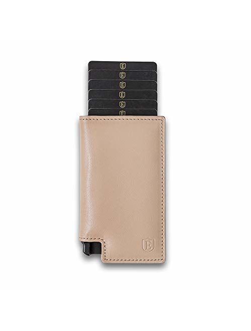 Ekster Parliament - Slim Leather Wallet With Tracker RFID Blocking - Quick Card Access