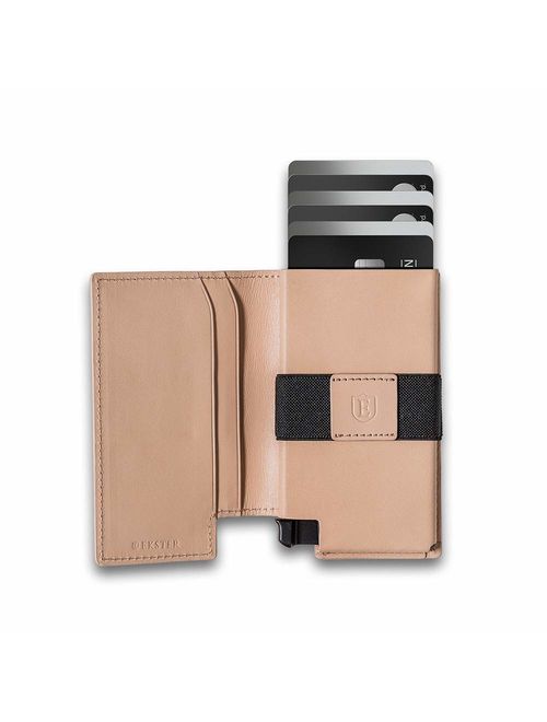 Ekster Parliament - Slim Leather Wallet With Tracker RFID Blocking - Quick Card Access