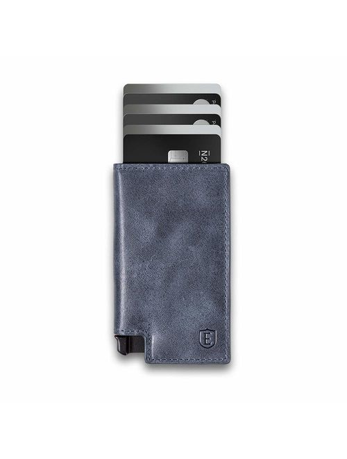 Ekster Parliament - Slim Leather Wallet With Tracker RFID Blocking - Quick Card Access