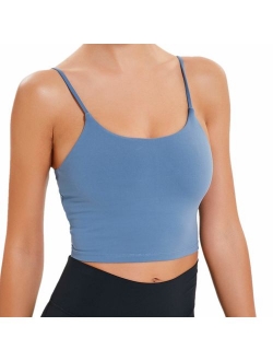 Lemedy Padded Sports Bra Fitness Workout Yoga Tank Top