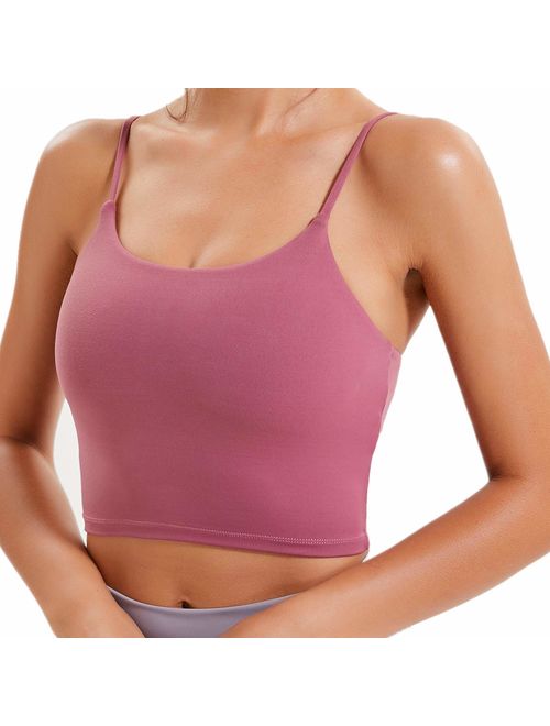 Lemedy Padded Sports Bra Fitness Workout Yoga Tank Top