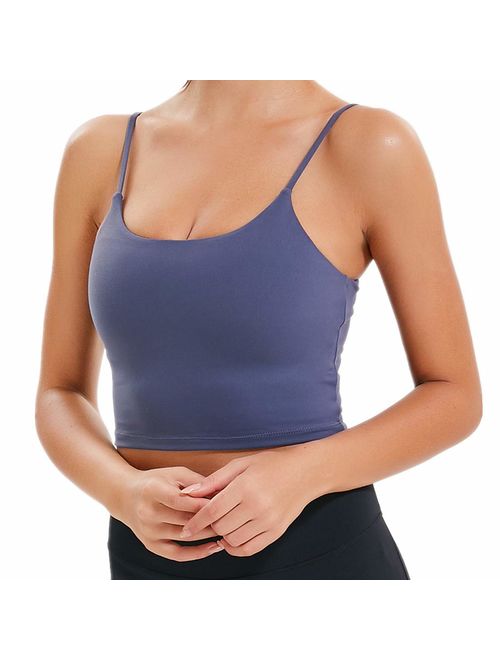 Lemedy Padded Sports Bra Fitness Workout Yoga Tank Top