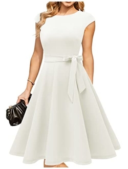 DRESSTELLS Cocktail Dresses, Modest Wedding Guest Dress, Homecoming & Prom