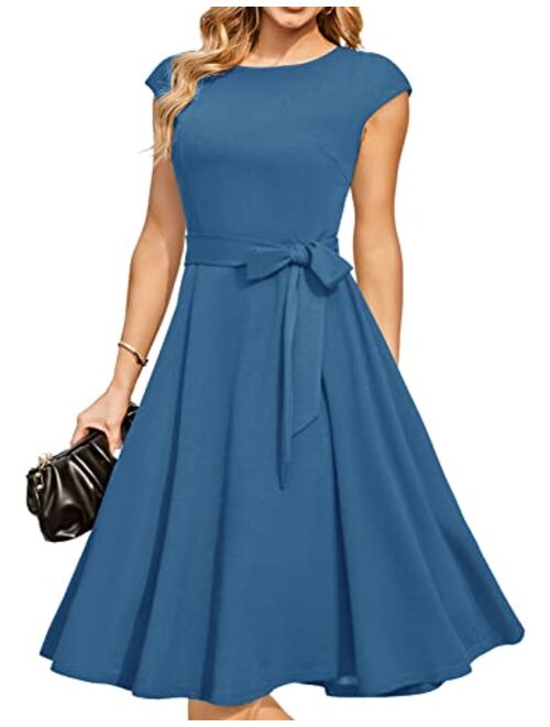 DRESSTELLS Cocktail Dresses, Modest Wedding Guest Dress, Homecoming & Prom