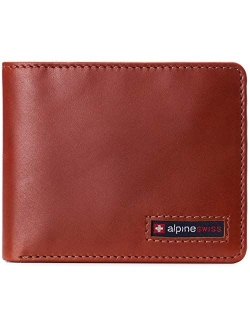 RFID Connor Passcase Bifold Wallet For Men Leather