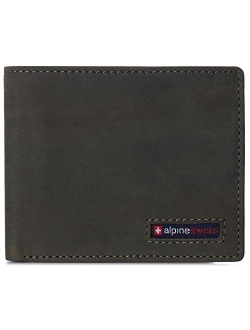 RFID Connor Passcase Bifold Wallet For Men Leather