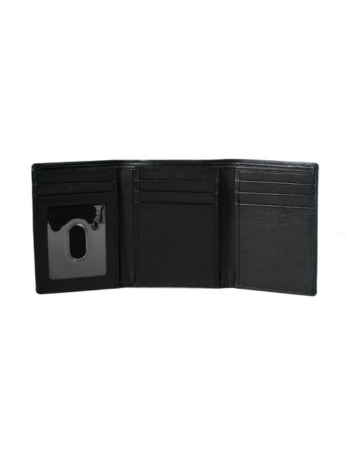 Extra Capacity Trifold Wallet for Men - RFID Blocking Genuine Leather Wallet