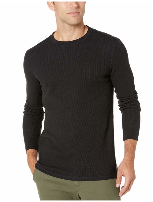 Amazon Essentials Men's Regular-fit Long-Sleeve Waffle Shirt