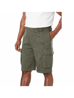 KingSize Men's Big and Tall Fleece 10" Cargo Shorts