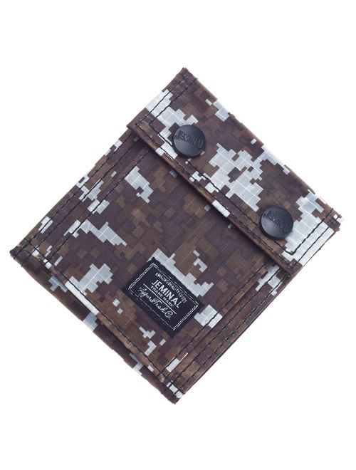 JEMINAL Men's Camo Printed Bifold Wallet Teens Boys Wallets for Kids