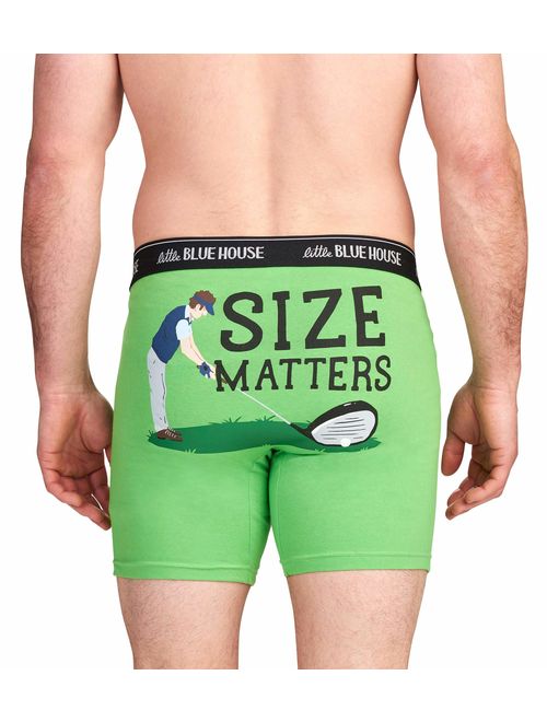 Little Blue House by Hatley Men's Joke Boxers