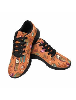 INTERESTPRINT Women's Cross Trainer Trail Sneakers