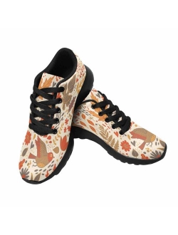 INTERESTPRINT Women's Cross Trainer Trail Sneakers