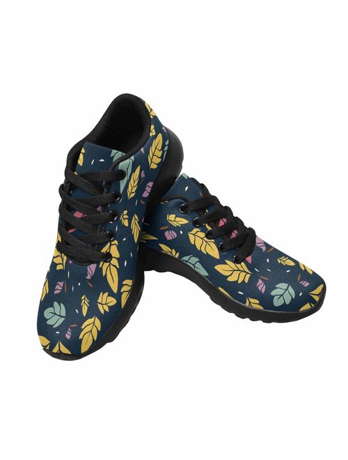 INTERESTPRINT Women's Cross Trainer Trail Sneakers