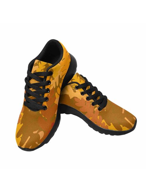 INTERESTPRINT Women's Cross Trainer Trail Sneakers